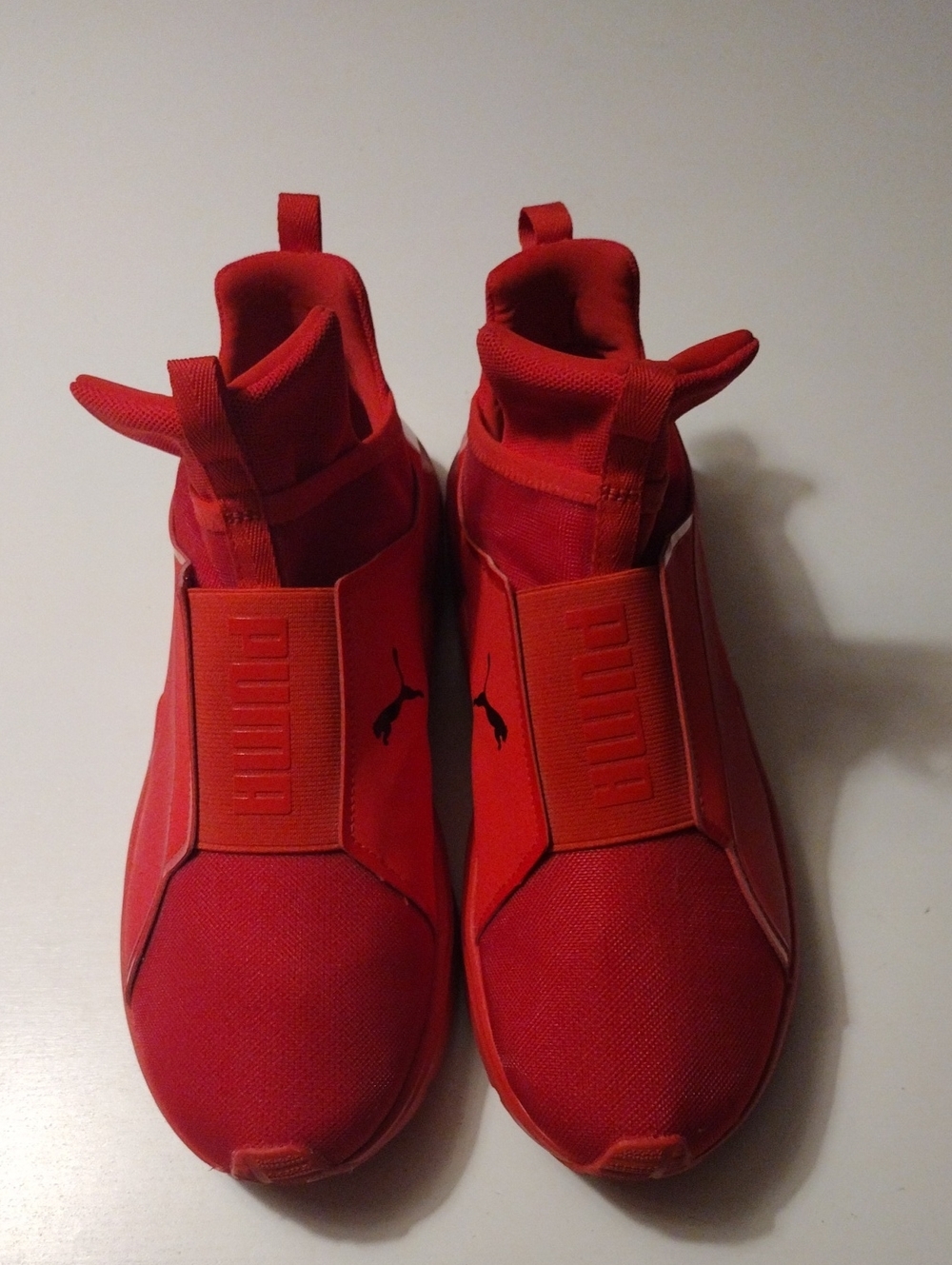 PUMA Fierce 2 High Risk Red Athletic Slip-On Sneakers